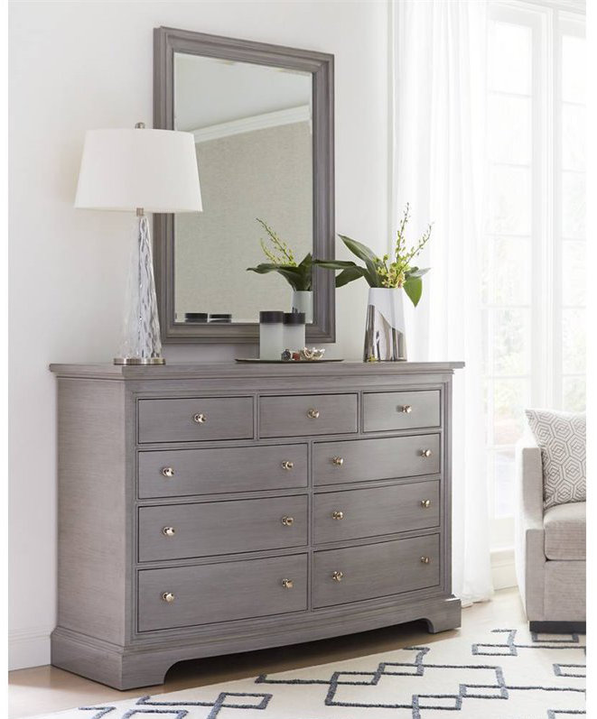 Stanley Furniture Transitional Rectangular Dresser Mirror Wayfair